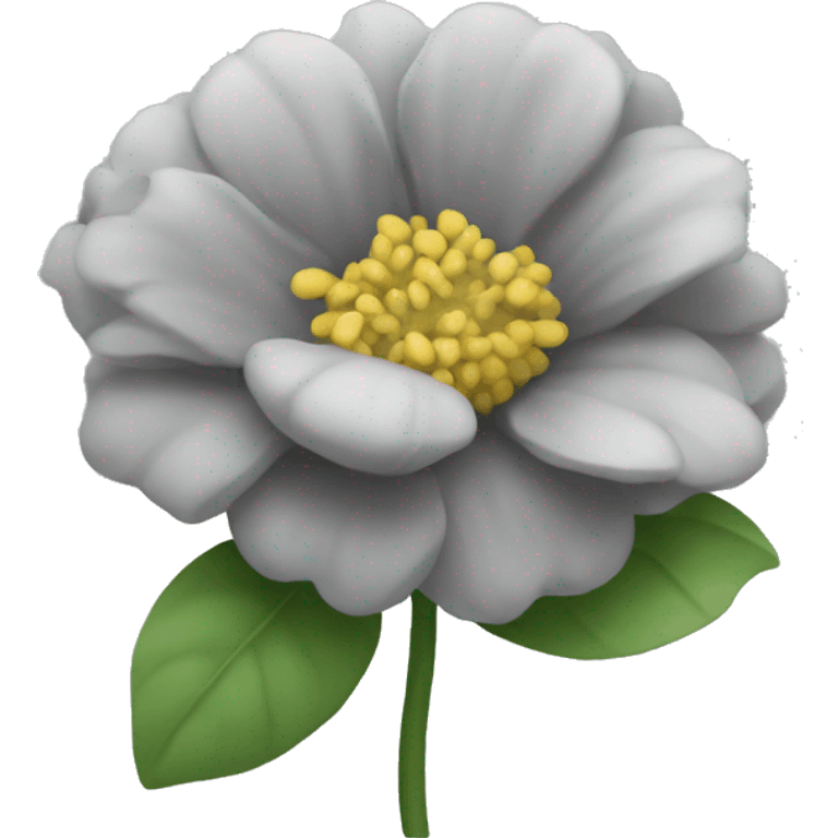 proper grey flower emoji