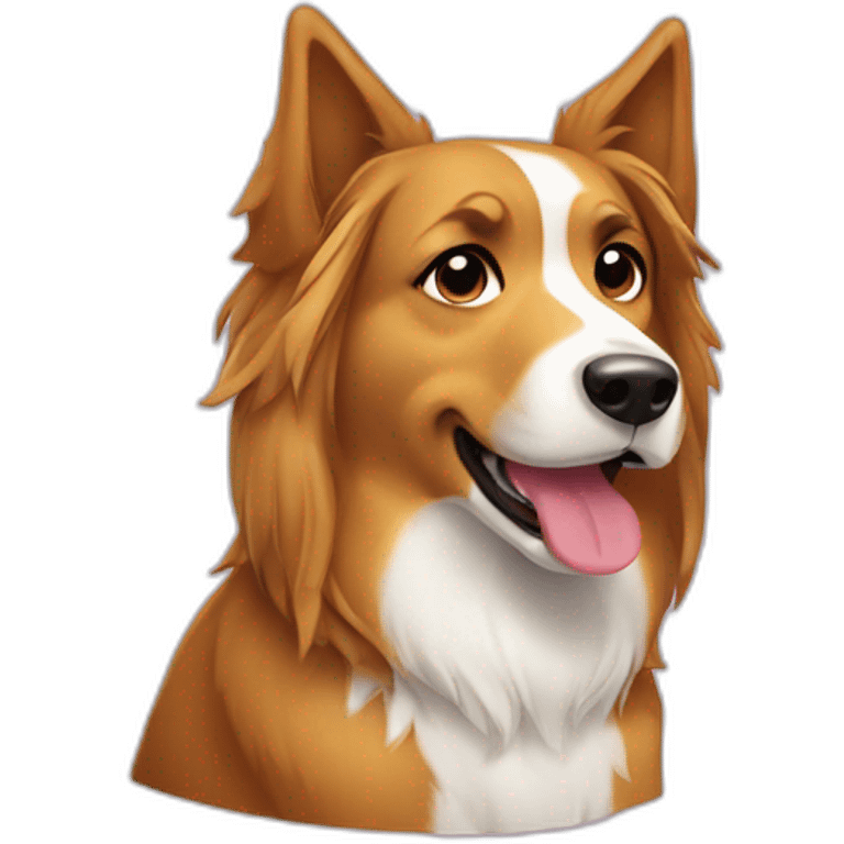 lassie dog emoji