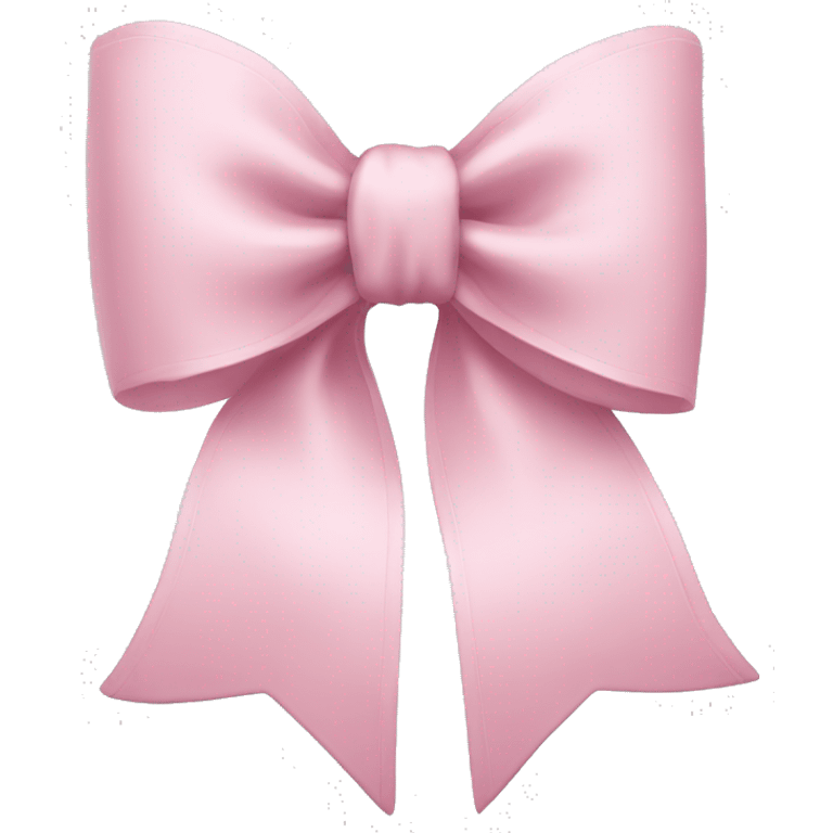 light pink coquette bow emoji