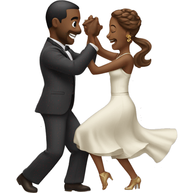 Couple dancing  emoji