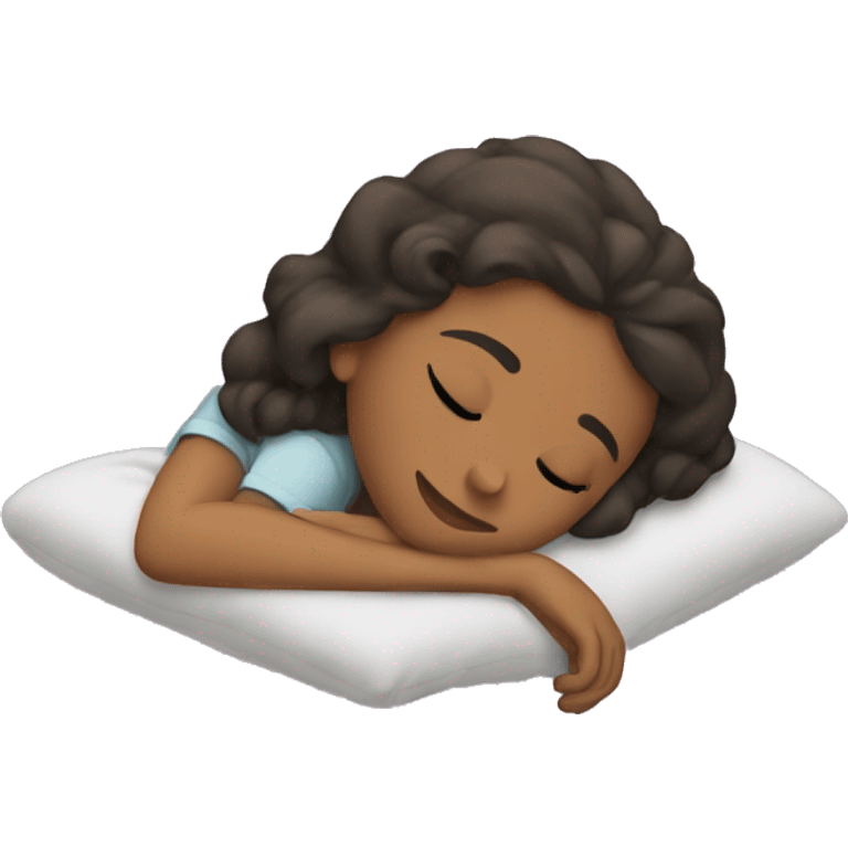 Girl taking a nap  emoji