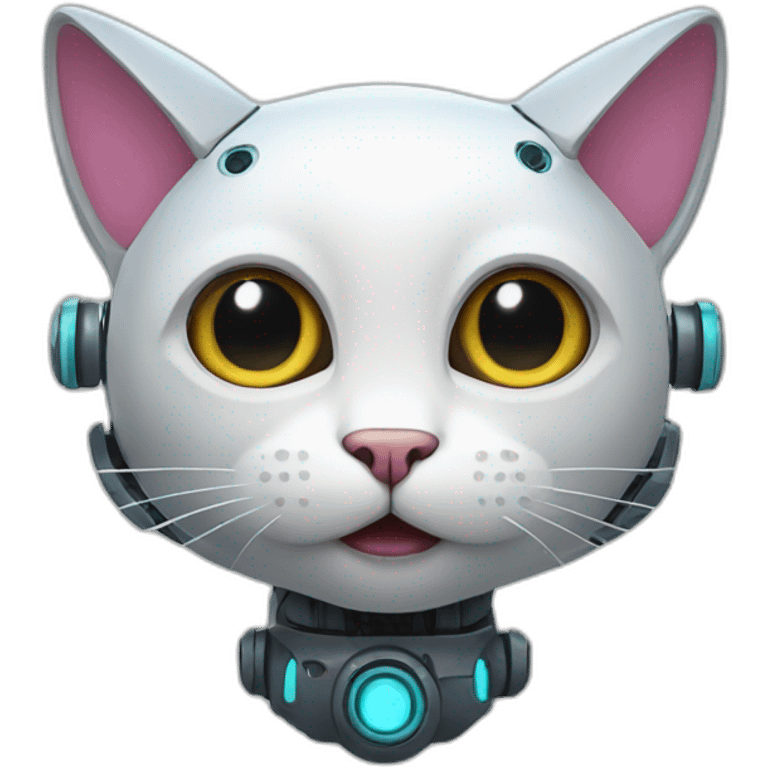 Cat robot emoji