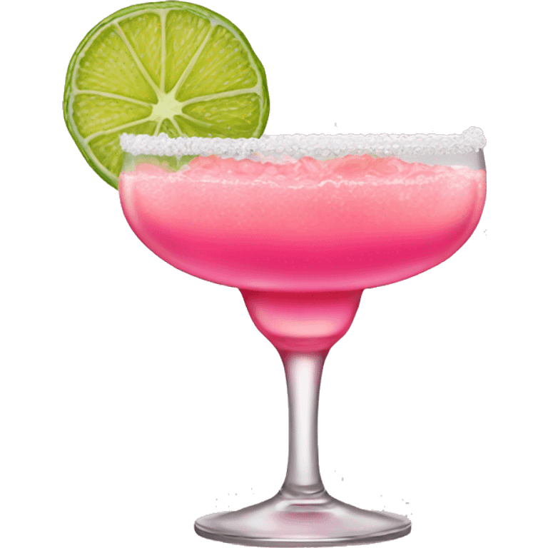 Pink spicy margarita  emoji