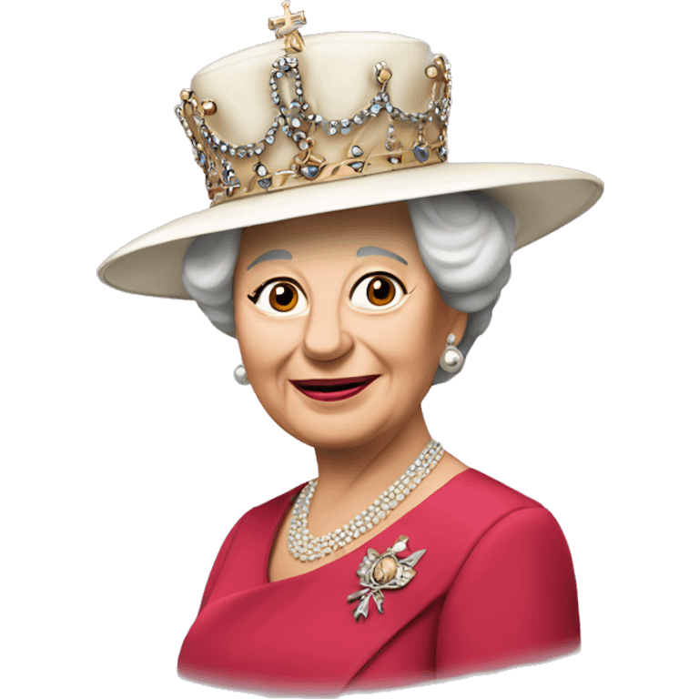 reina Isabel II emoji