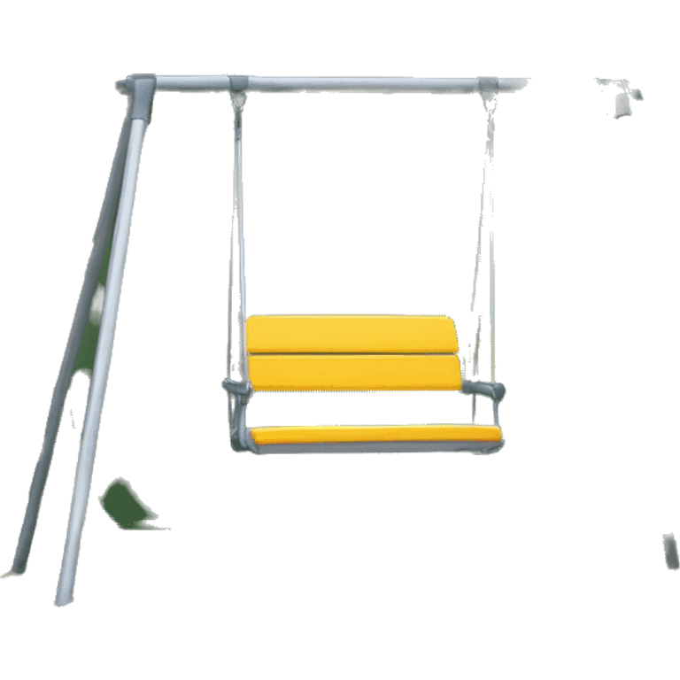 One seat swing set emoji