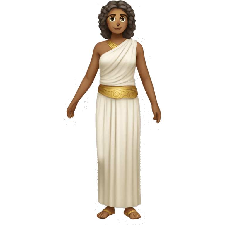 Ancient greece woman full body emoji