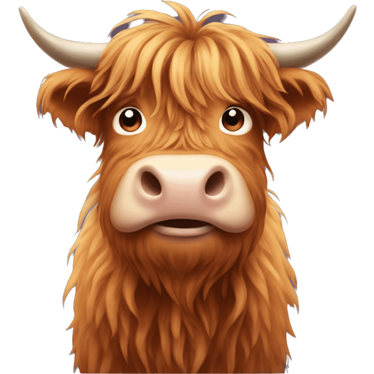 Highland cow emoji