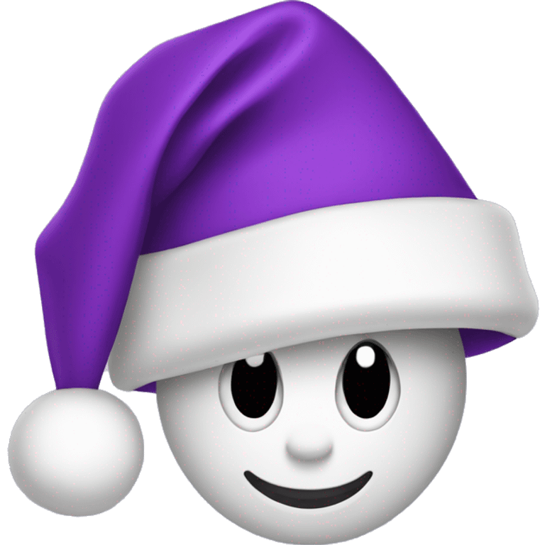 Purple Santa hat emoji