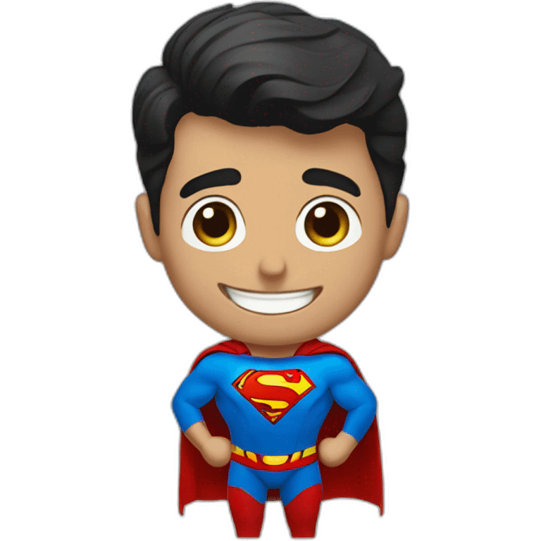 superman smiling emoji