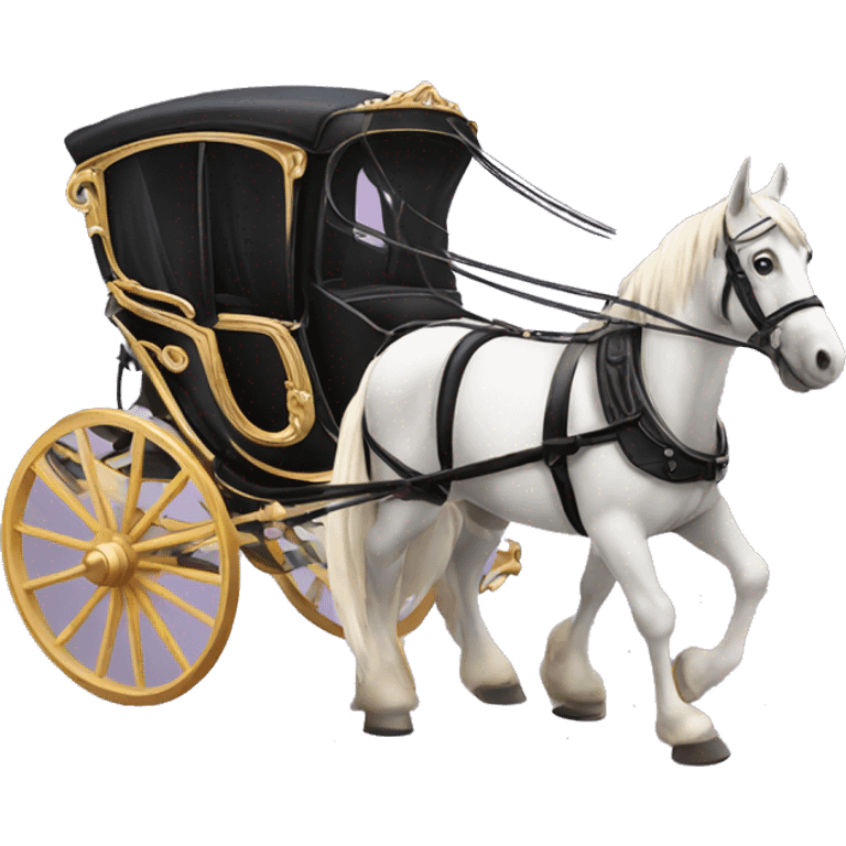 Horse and carriage emoji