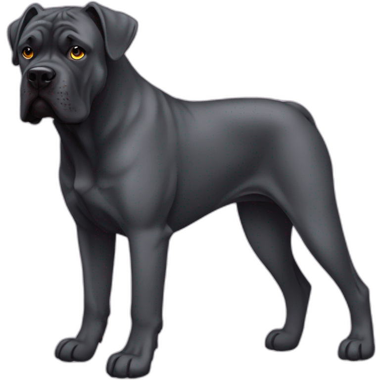 Dog Cane Corso full body emoji