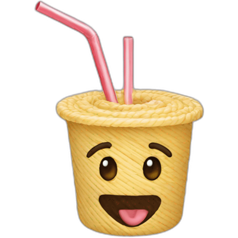 plastic straw emoji