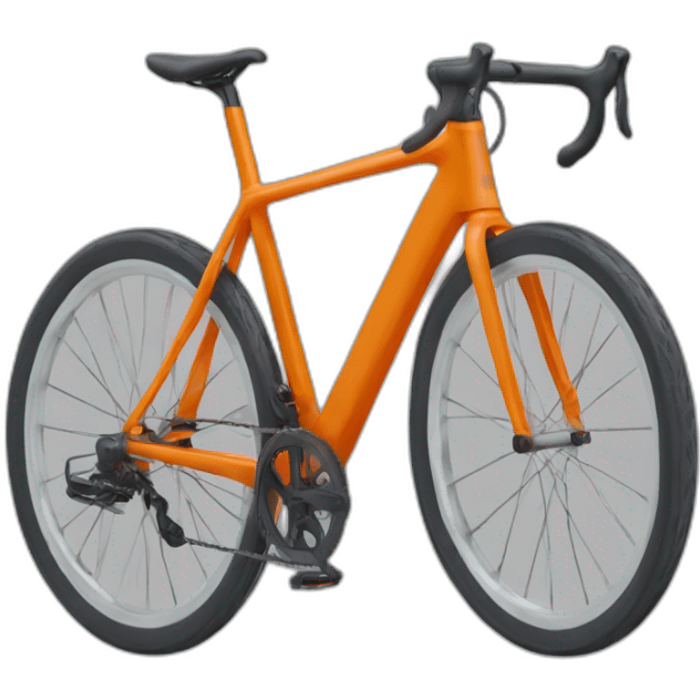 Vélo piste orange emoji