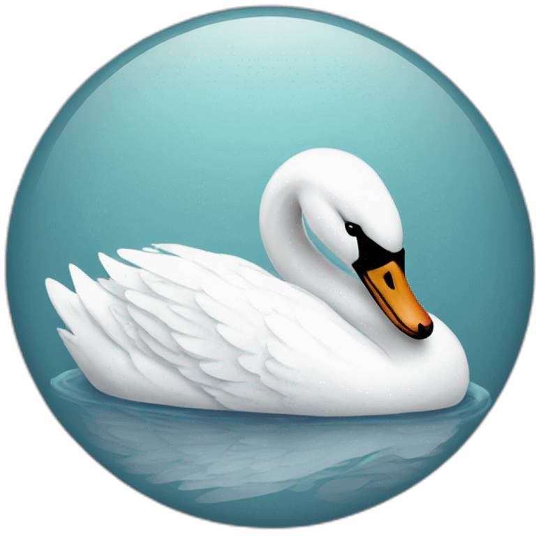 Swan i a Pyjama  emoji