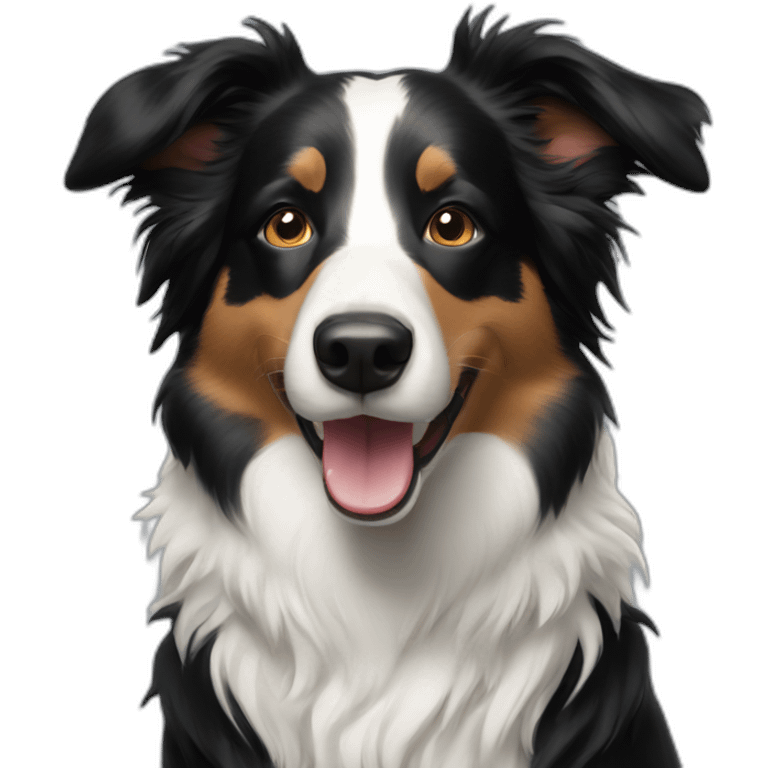 Happy-border-collie emoji