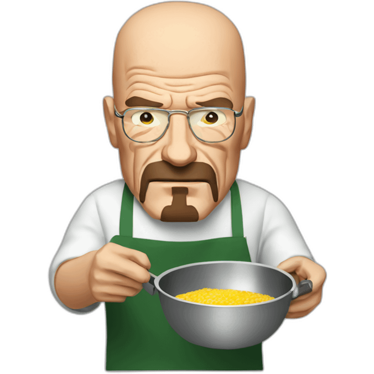 Walter White cooking medicine emoji