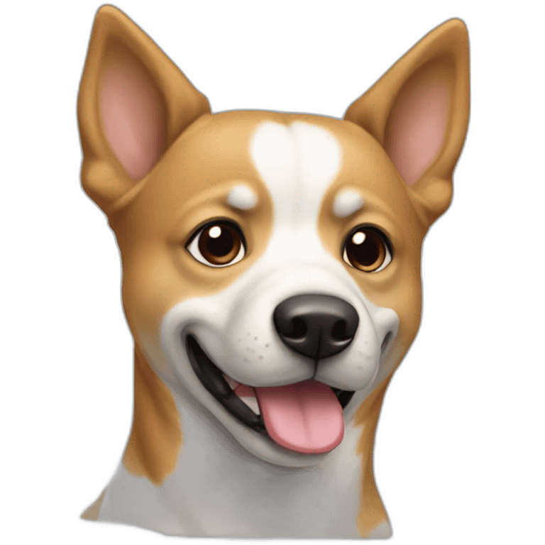 chien qui saute emoji