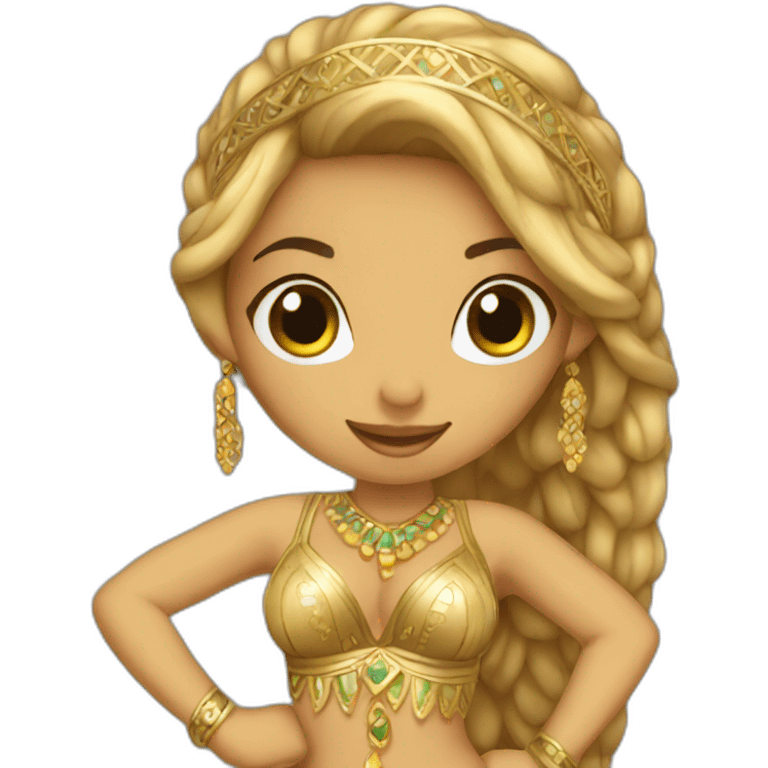 Belly dancer emoji