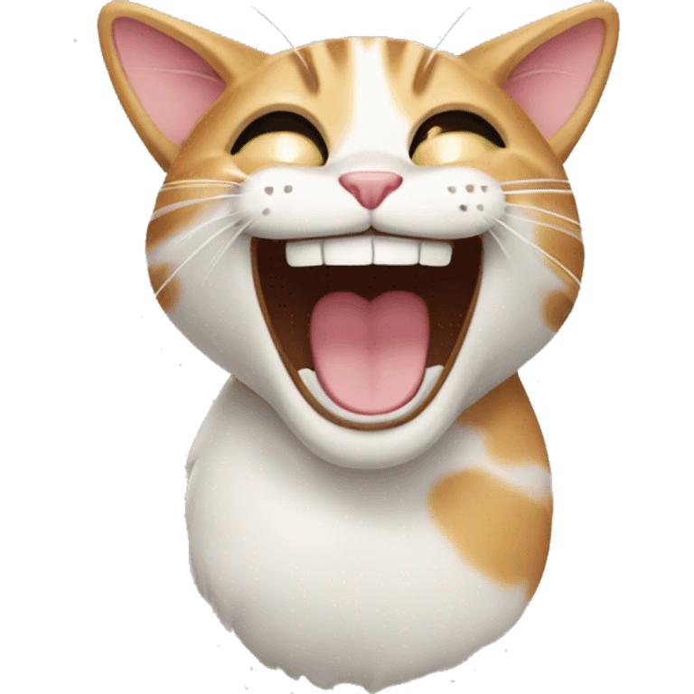 Laughing cat emoji emoji