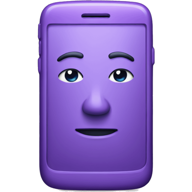 Purple iPhone  emoji