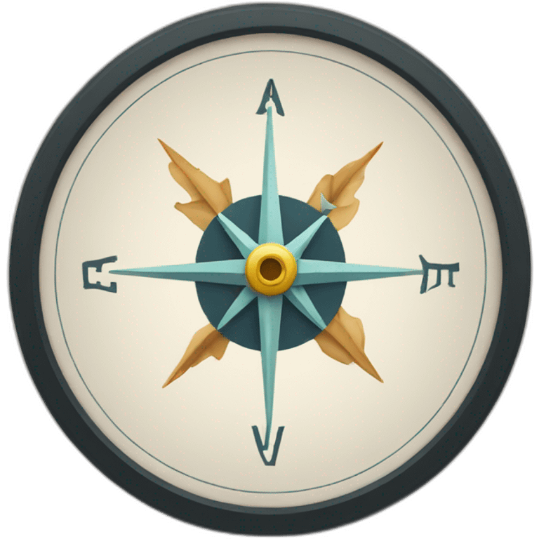 Minimalistic Compass emoji