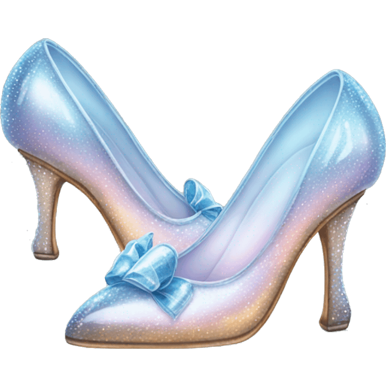 glass slippers for cinderella emoji