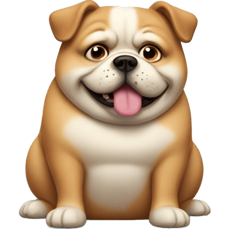 very fat dog emoji