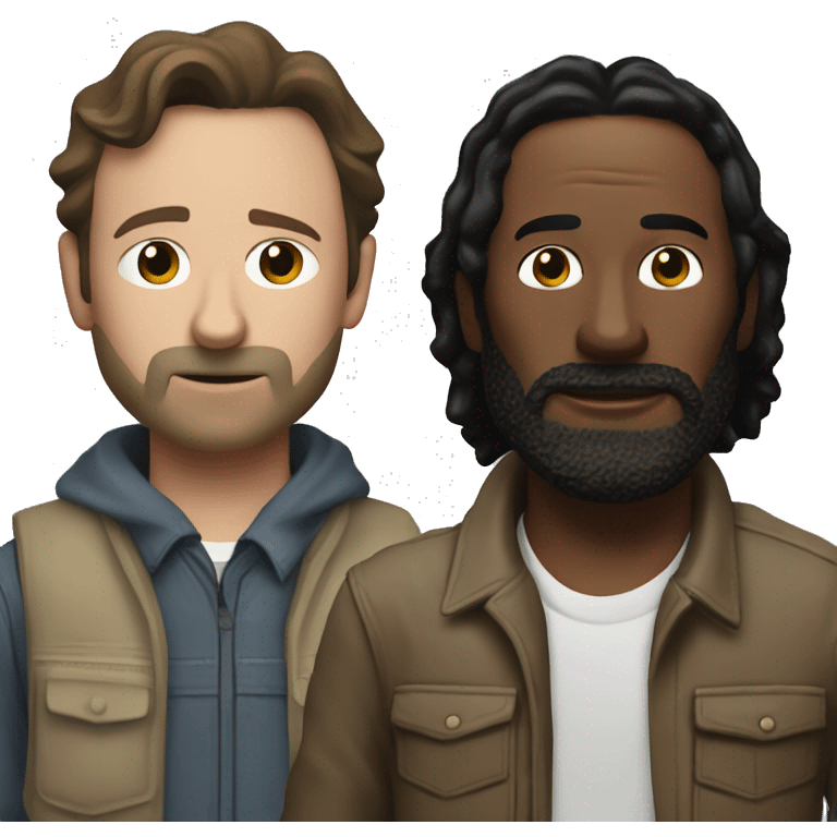 John Doris and Rick Grimes  emoji