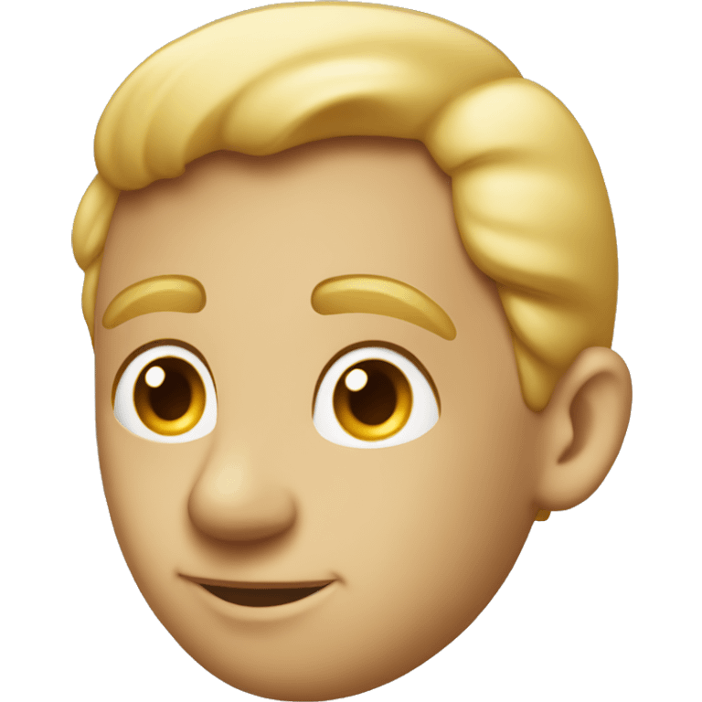 Profile view of pinnnochio’s face  emoji