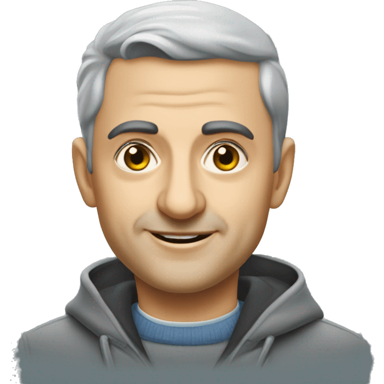 Serhiy Zhadan and trolleybus  emoji