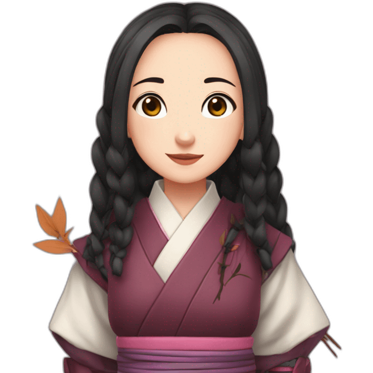 Nezuko avec son bambou emoji