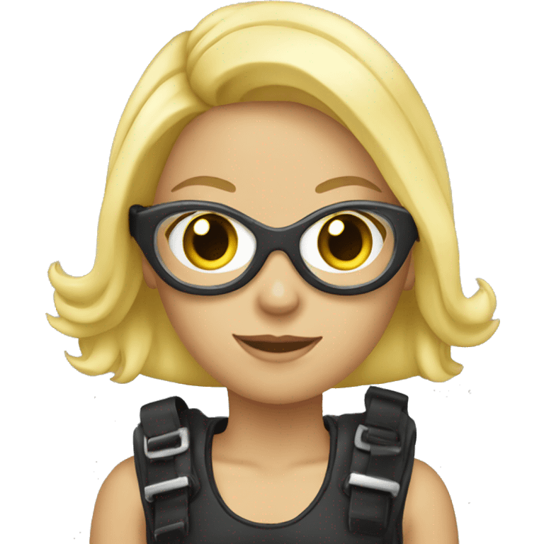 Scuba Girl Blonde emoji