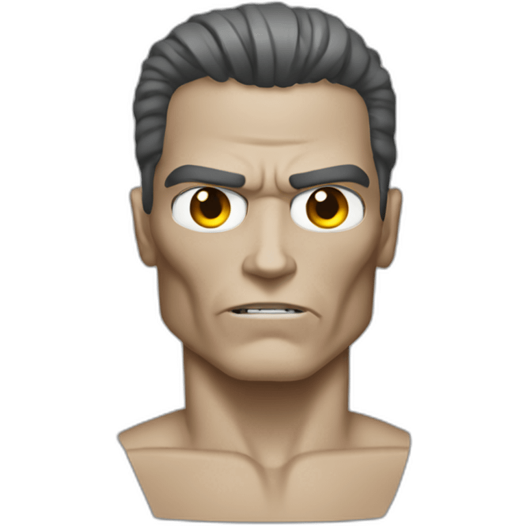 Terminator without skin emoji