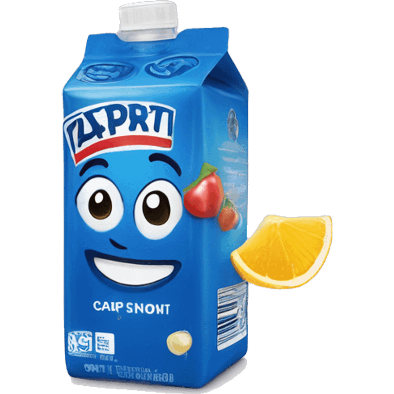 Capri sun shot emoji