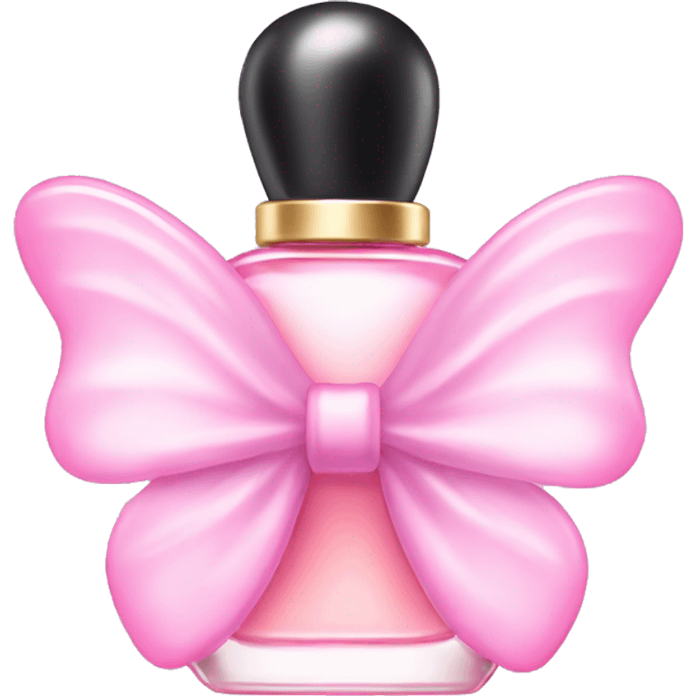 Fairy light pink perfume in bow emoji