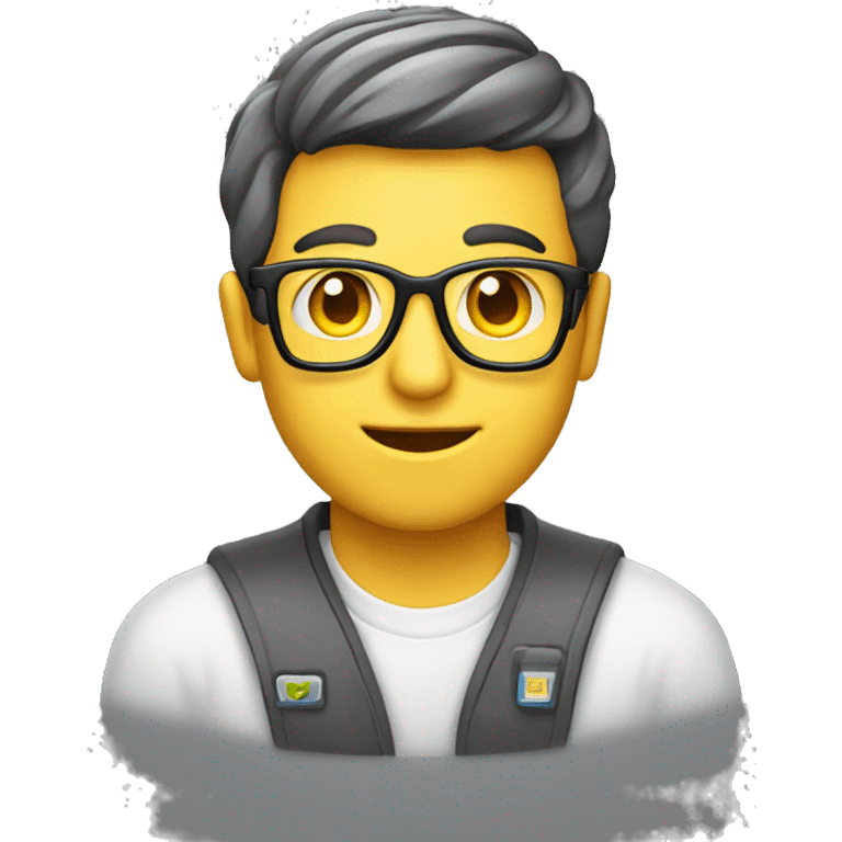 computer expert with aura emoji