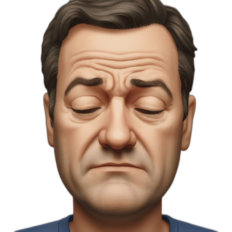 Markus Söder hyperrealistic sad crying  emoji