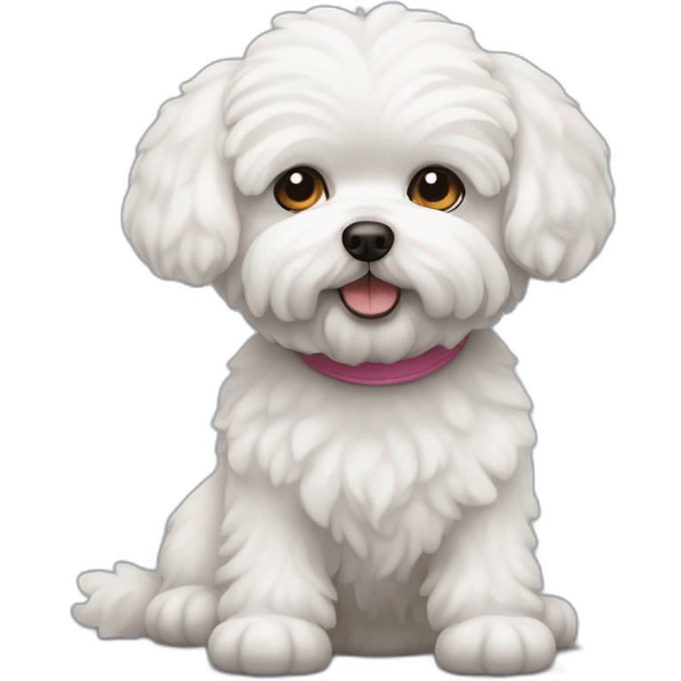 bichon maltes dog emoji