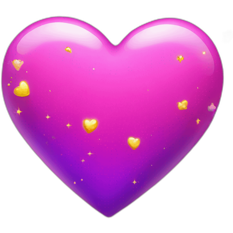 pink-and-purple-heart-with-yellow-sparkles emoji