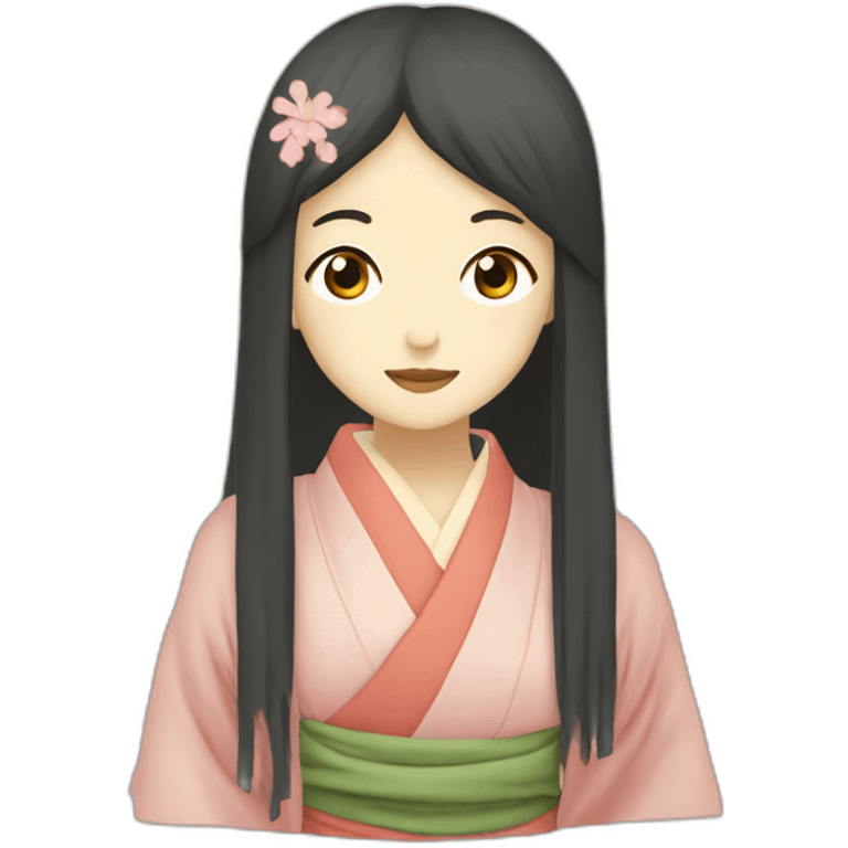 scarf-female-in-the-heian-era-without-smile emoji