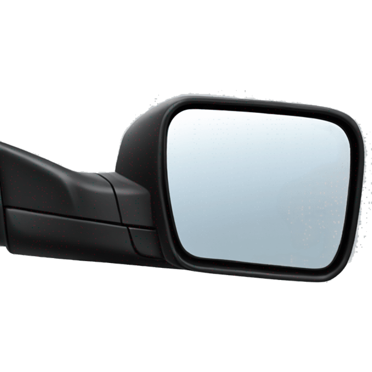 Rear mirror of the car emoji