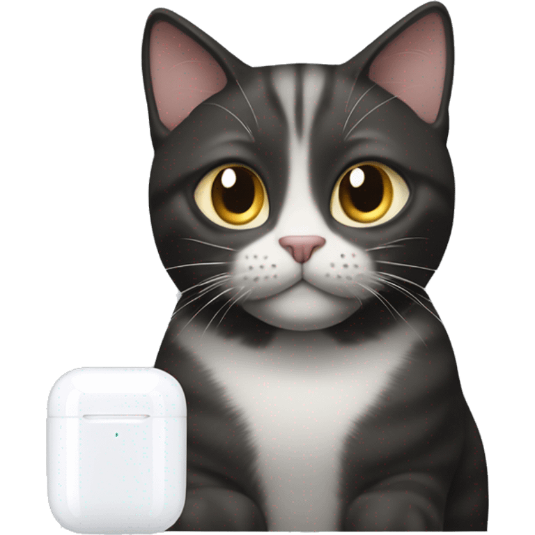 cat in airpods max emoji