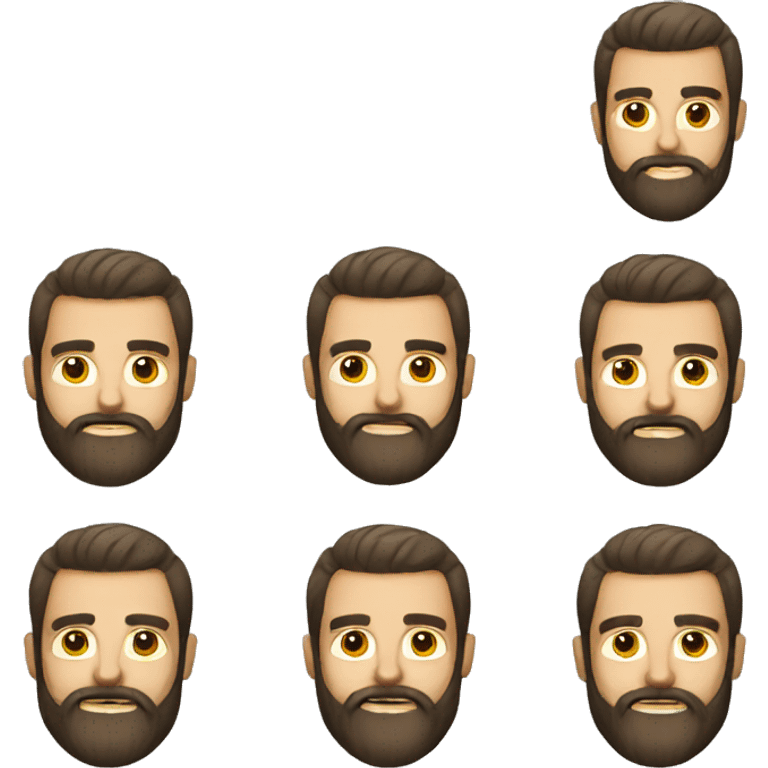 Beard for men  emoji