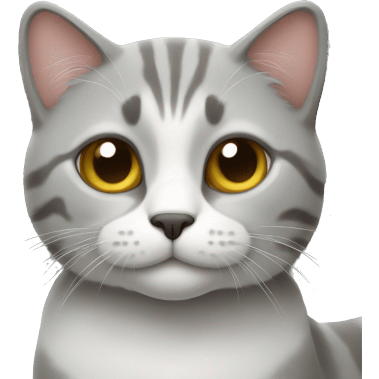 Gato cinza emoji