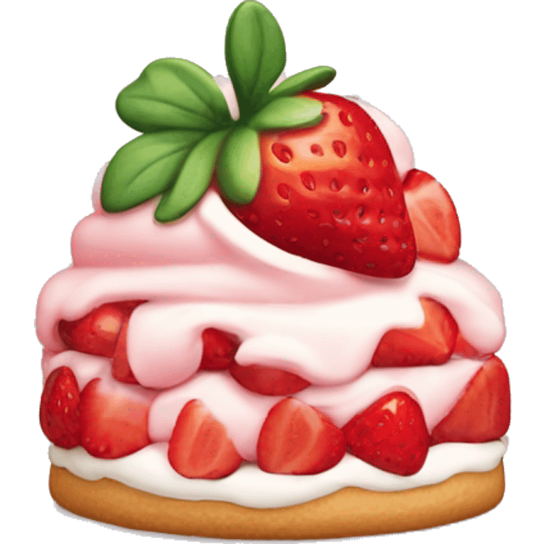 strawberry shortcake  emoji