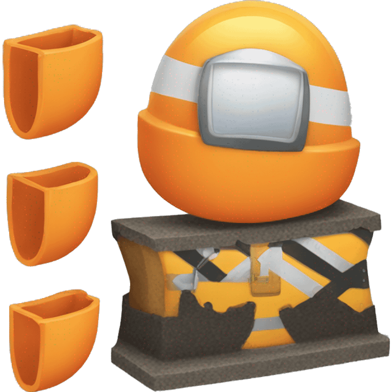 Organe construction cône emoji