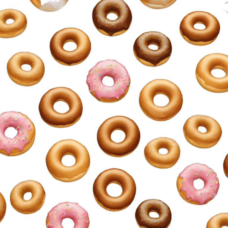 Een eend in een donut emoji