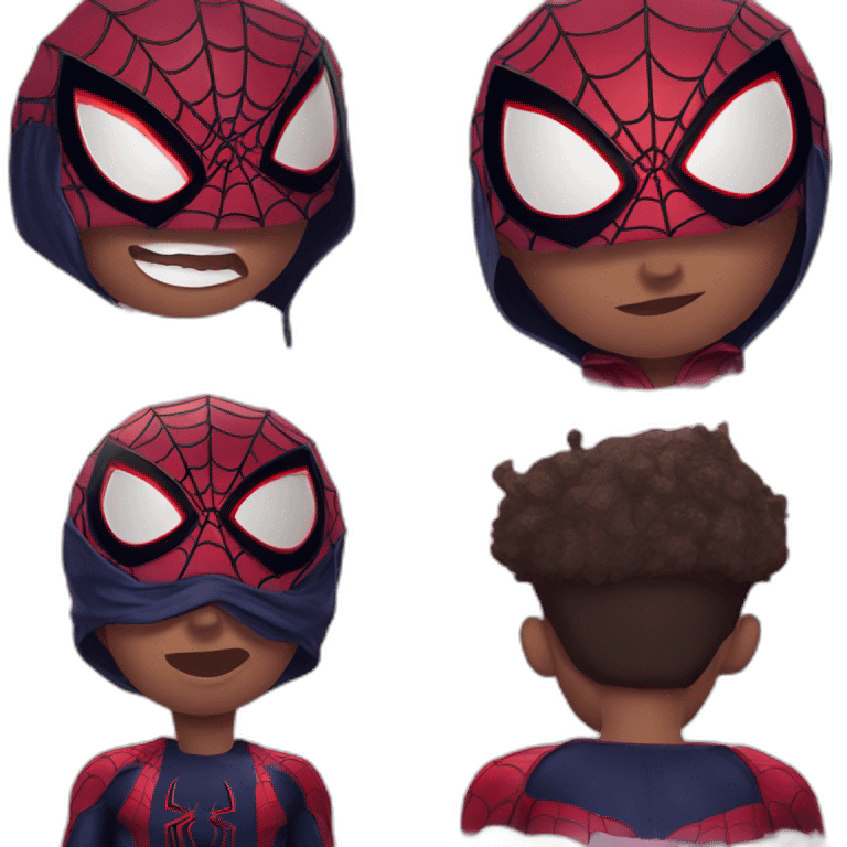 Miles morales spiderman emoji