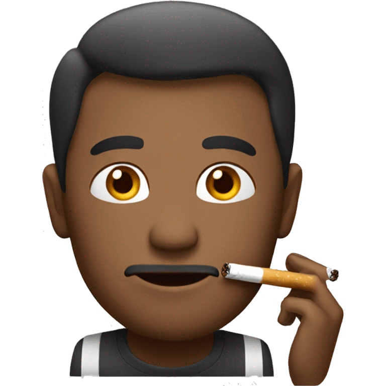 Man with cigarette  emoji