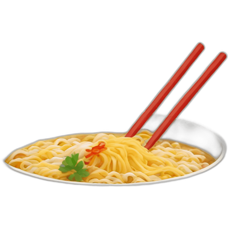 A bowl of ramen emoji